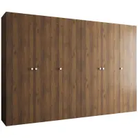 Skriňa Parma 1 300 orech/strieborný