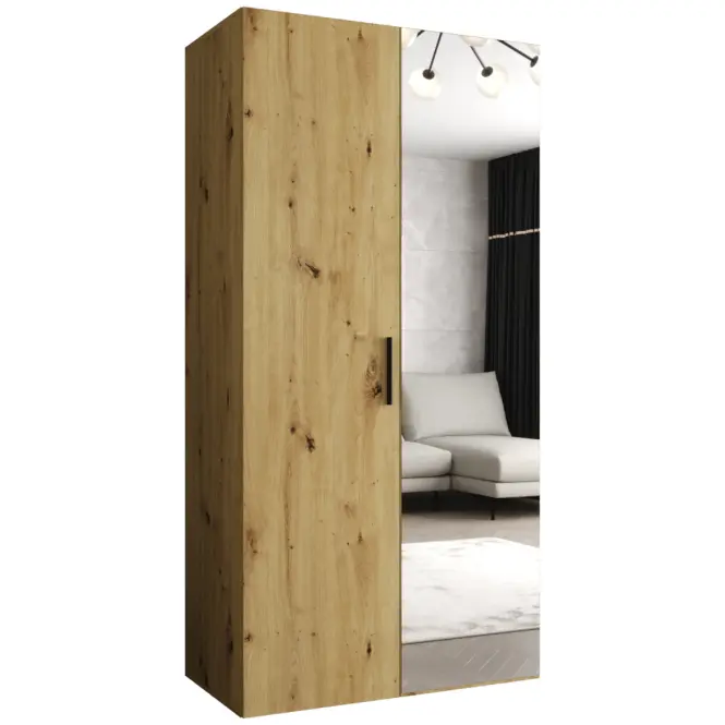 Skriňa Bari 2 100 artisan/čierny