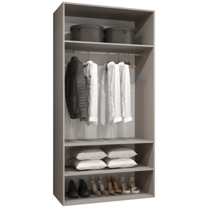 Skriňa Bari 2 100 kašmír/čierny,4