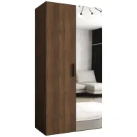 Skriňa Bari 2 100 orech/čierny