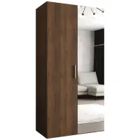 Skriňa Bari 2 100 orech/strieborný
