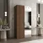 Skriňa Bari 2 100 orech/strieborný,5