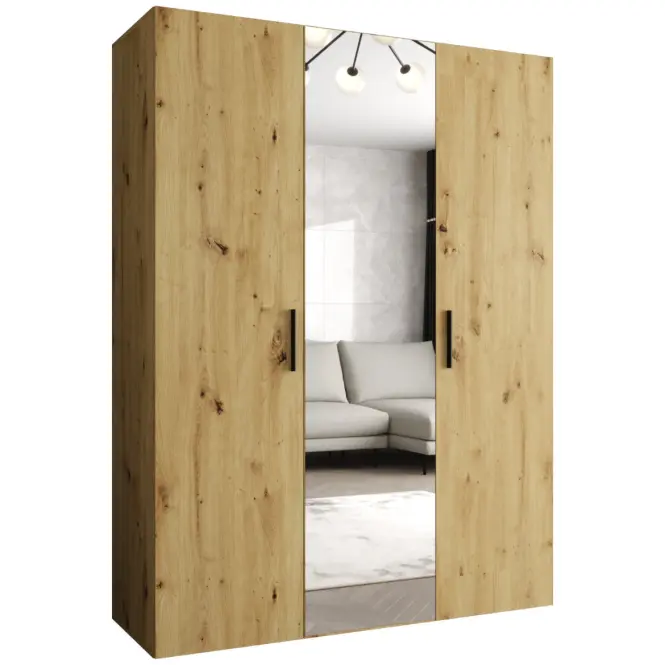 Skriňa Bari 2 150 artisan/čierny