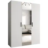 Skriňa Bari 2 150 biely/čierny