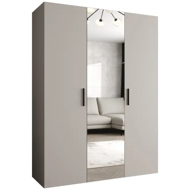 Skriňa Bari 2 150 kašmír/čierny