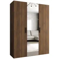 Skriňa Bari 2 150 orech/čierny
