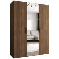 Skriňa Bari 2 150 orech/strieborný