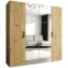 Skriňa Bari 2 200 artisan/čierny