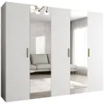 Skriňa Bari 2 250 biely/zlotý