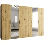 Skriňa Bari 2 300 artisan/čierny