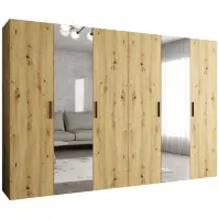 Skriňa Bari 2 300 artisan/čierny