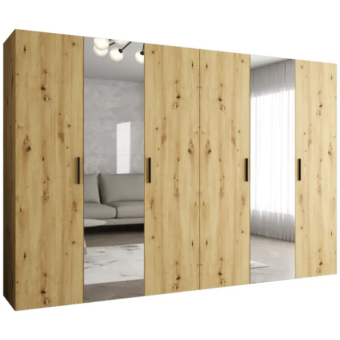 Skriňa Bari 2 300 artisan/čierny