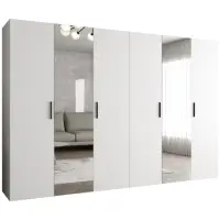 Skriňa Bari 2 300 biely/čierny