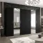 Skriňa Bari 2 300 čierny/strieborný,5