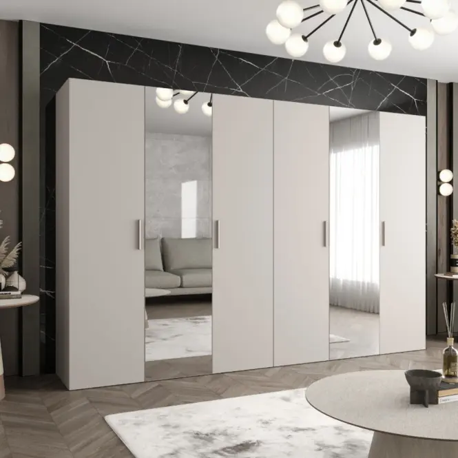 Skriňa Bari 2 300 kašmír/strieborný,5