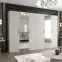 Skriňa Bari 2 300 kašmír/strieborný,5