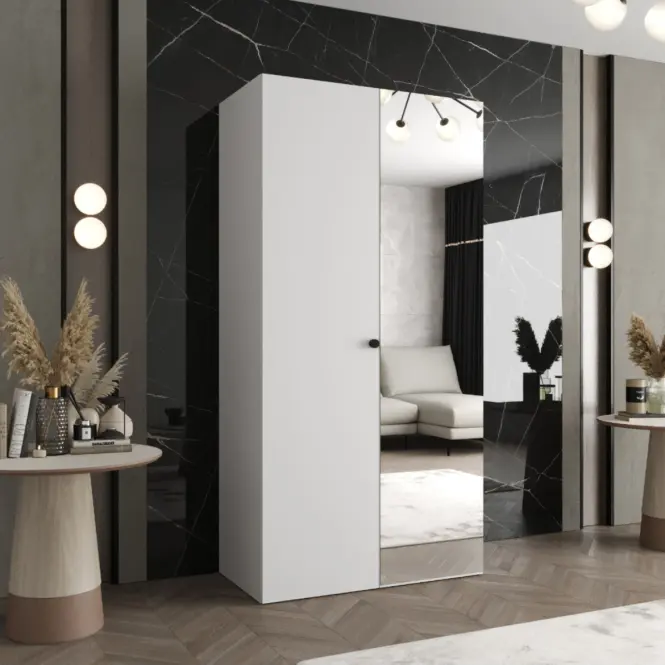 Skriňa Parma 2 100 biely/čierny,5