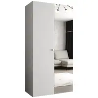 Skriňa Parma 2 100 biely/strieborný