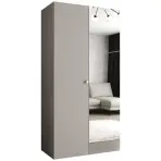 Skriňa Parma 2 100 kašmír/strieborný