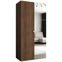 Skriňa Parma 2 100 orech/strieborný