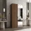 Skriňa Parma 2 100 orech/strieborný,5