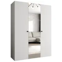 Skriňa Parma 2 150 biely/čierny