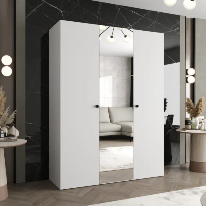 Skriňa Parma 2 150 biely/čierny,5