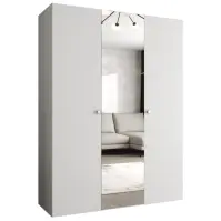 Skriňa Parma 2 150 biely/strieborný