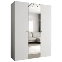 Skriňa Parma 2 150 biely/zlotý