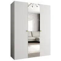 Skriňa Parma 2 150 biely/zlotý