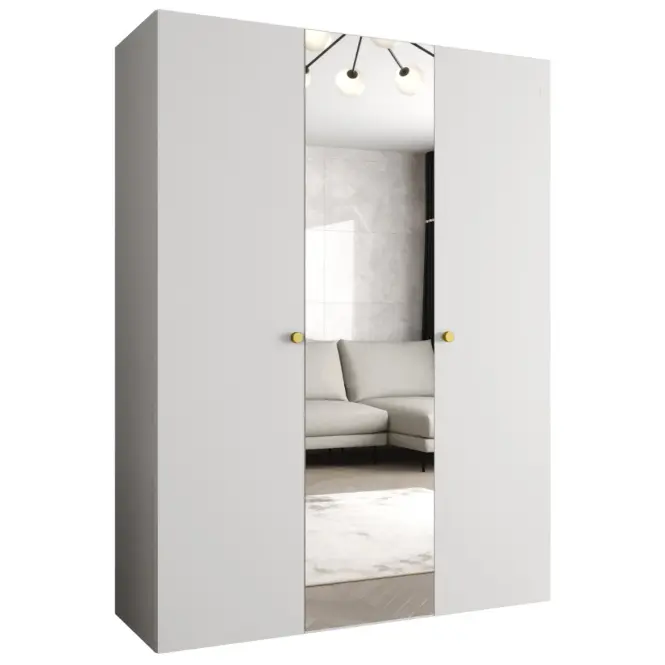Skriňa Parma 2 150 biely/zlotý