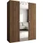 Skriňa Parma 2 150 orech/strieborný