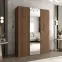Skriňa Parma 2 150 orech/strieborný,5