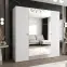 Skriňa Parma 2 200 biely/zlotý,5