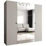 Skriňa Parma 2 200 kašmír/čierny