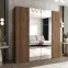 Skriňa Parma 2 200 orech/strieborný,5