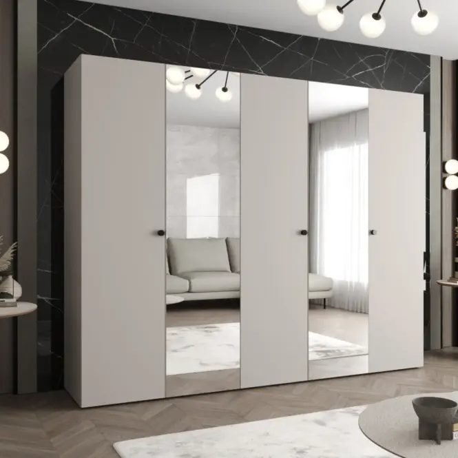 Skriňa Parma 2 250 kašmír/čierny