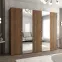 Skriňa Parma 2 250 orech/strieborný,5