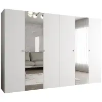 Skriňa Parma 2 300 biely/strieborný