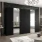 Skriňa Parma 2 300 čierny/zlotý,5