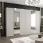 Skriňa Parma 2 300 kašmír/strieborný,5