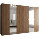 Skriňa Parma 2 300 orech/strieborný