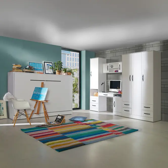 Komoda Perfect 120 Biely/Čierna