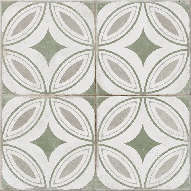 Toscaria Charm Green Patchwork Matt 42/42