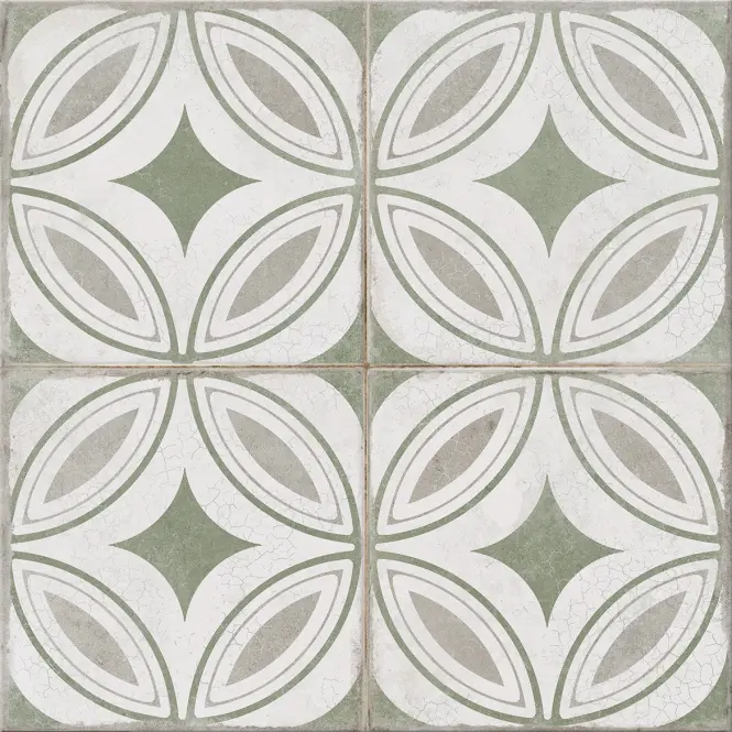 Toscaria Charm Green Patchwork Matt 42/42