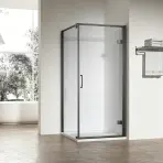 Sprchový kút Maja 90x90x190 gun metal