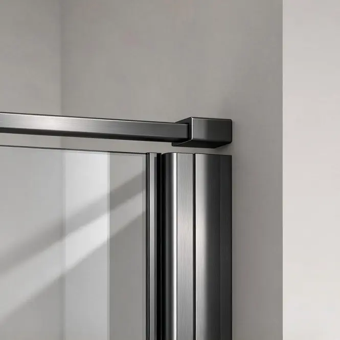 Sprchový kút Maja 90x90x190 gun metal,2