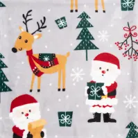 Obliečka na vankúš CHRISTMAS 40x40 cm sivá