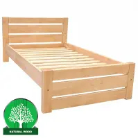 Posteľ Oliwia 90x200x200 Bukové Drevo                
