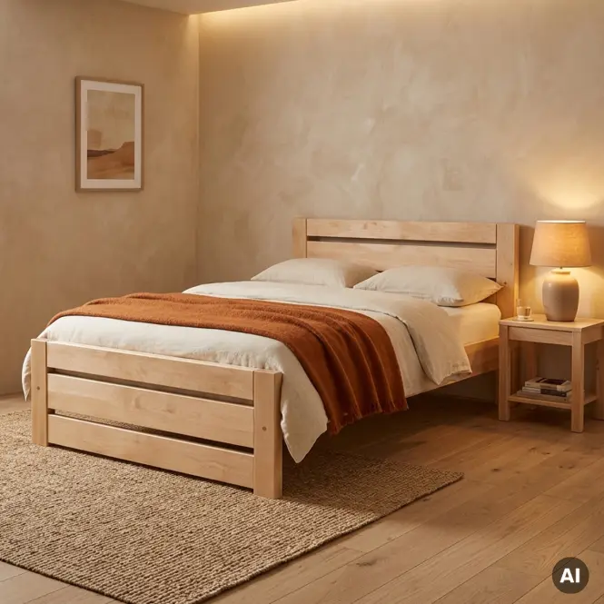 Posteľ Oliwia 100x200x200 Bukové Drevo               